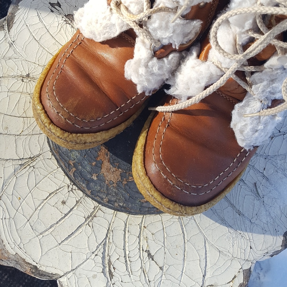 🚫SOLD🚫 Vintage Mukluk Moccasin Leather Boots 7 - Picture 4 of 8